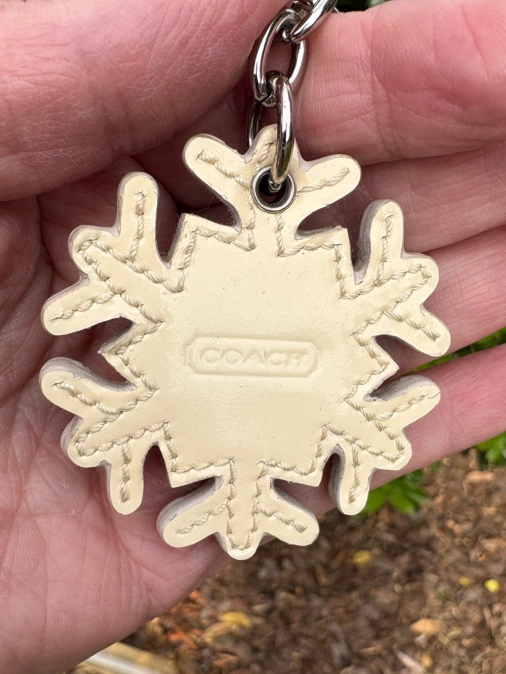 Coach rare Gold Snowflake With Rhinestones EUC - Picture 7 of 7